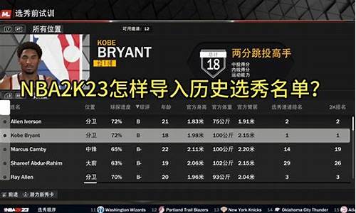 NBA2k23名单位置_nba2k23名单